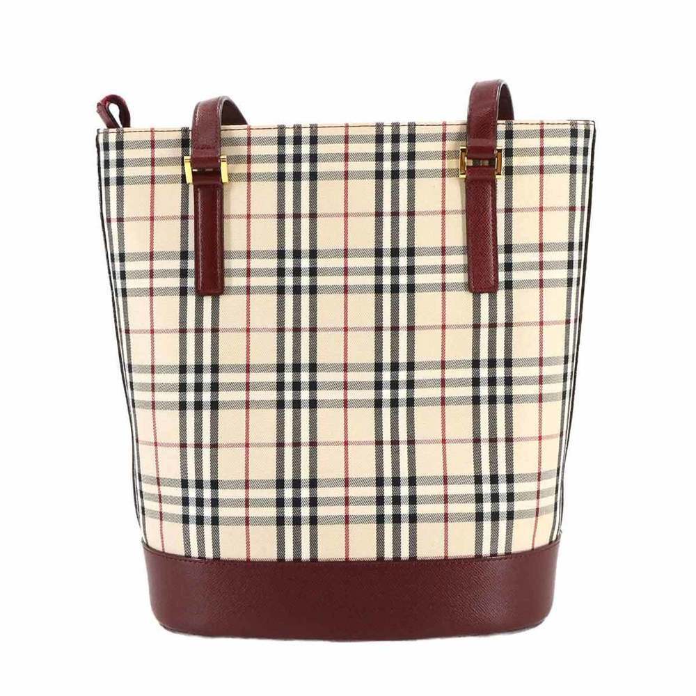 BURBERRY Beige Leather Tote Bag - Picture 2 of 9